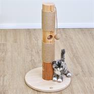 VOSS.pet krabpaal "Stacy" - Premium katten krabpaal van natuurlijk grenenhout, 72 cm