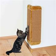Katten krabplank voor hoeken, sisal bekleding, 32x60 cm, kleur: bruin