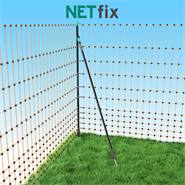 VOSS.farming "NetFix" schoorpaal 90cm voor schrikdraadnetten tot 90cm