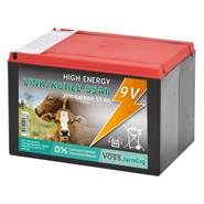 VOSS.farming 9V/ 55Ah batterij, kleine batterij voor in een schrikdraadapparaat