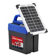 9 V VOSS.farming schrikdraadapparaat "Extra Power 9V SOLAR" incl. batterij en afrastertester