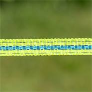 AKO schriklint "TopLine Plus" 200mtr, 12mm, 4x0,30 TriCond, NEON geel-blauw