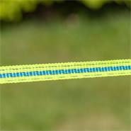 AKO schriklint "TopLine Plus" 200mtr, 12mm, 4x0,30 TriCond, NEON geel-blauw