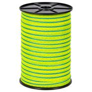 AKO schriklint "TopLine Plus" 200mtr, 12mm, 4x0,30 TriCond, NEON geel-blauw