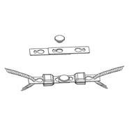 12x "Litzclip® Safety Link" Vervangingsveiligheidsknopje voor koordverbinders
