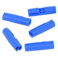 100x Gripple draadbeschermer "Twister Blue", veiligheidshuls voor draadeindes, Ø 2,00-3,25mm