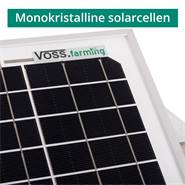VOSS.farming set: 12W Solarsysteem + Box + 12V schrikdraadapparaat impuls duo DV40 + 88Ah Accu