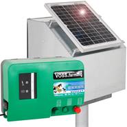 VOSS.farming zonnepaneel 12W + 12V schrikdraadapparaat "GreenEnergy" + anti diefstalkast "SafeBox"