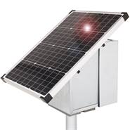 VOSS.farming 55W zonne-energie systeem, solarsysteem, schrikdraad antidiefstal kast, opstelvoet