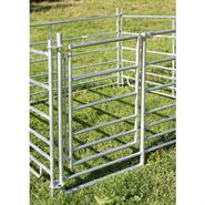 Steckfix Hurdle, schapen paneel, paneelhek met poort, 1,83 x 0,92 meter, verzinkt