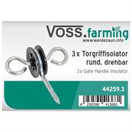 3x VOSS.farming poortgreepanker draaibaar, geschikt voor haak en oogpoortgrepen