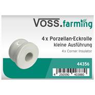 4x VOSS.farming witte porseleinen hoek isolator