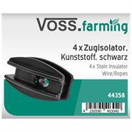 4x VOSS.farming ei-isolator zwart kunststof