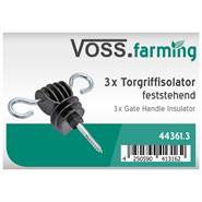 3x VOSS.farming poortgreepanker niet draaibaar, geschikt voor haak en oog poortgrepen