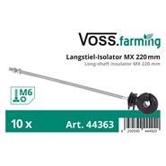 10x VOSS.farming afstands ringisolator 22cm met metrische M6 schroefdraad