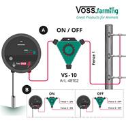 VOSS.farming omheiningsschakelaar VS-10, ON / OF perceelschakelaar