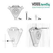 VOSS.farming omheiningsschakelaar VS-30, 4 standen perceelschakelaar