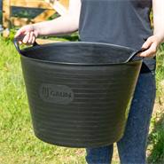 Flexibele kunststof emmer 42 liter - flexibele trog, tuinmand