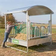 VOSS.farming slow feeder hooinet voor hooiruiven, 3,60 x 3,60 meter, maaswijdte 4,5 x 4,5 cm