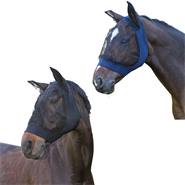 Vliegenmasker "FinoStretch" voor paarden en pony’s, met oorbescherming