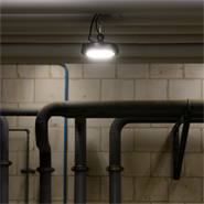 LED indoor hallamp 100 watt, verlichting lamp voor erf, opslagloods, rijhallen & stallen, dimbaar