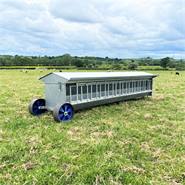 VOSS.farming dubbele voerautomaat voor lammeren, 2,47 meter, met 24 voederplaatsen