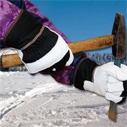 Keron lederen winter werkhandschoen "Arktic II", dik gevoerd, verschillende maten