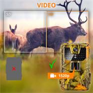 Digitale wildcamera "LUNIOX VC36", cameraval 36MP + HD video, incl. 16GB SD kaart