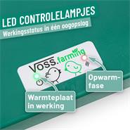 VOSS.farming verwarmingsplaat "VD25", warmteplaat voor kuikens - voor kuikenopfok, 25x25cm, 21W