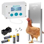 SET: VOSS.farming Poultry Kit - automatisch kippenluik, 220 x 330 mm