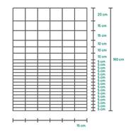 VOSS.farming Classic schapengaas, wildgaas, geknooptgaas, 50mtr, hoogte 160cm - 160/23/15, verzinkt