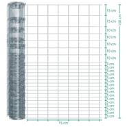 50 meter Premium wildgaas complete set 160/24/15+ Z-profielpalen + staaldraad + draadspanners