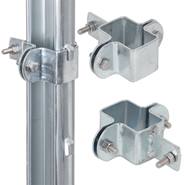 50 meter Premium wildgaas complete set 160/15/15+ Z-profielpalen + klemmen + kappen + paalhouders