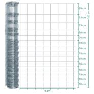 50 meter Premium wildgaas complete set 160/15/15+ Z-profielpalen + klemmen + kappen + paalhouders