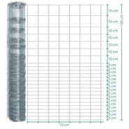 50 meter Premium Plus wildgaas complete set 160/24/15+ Z-profielpalen + staaldraad + draadspanners