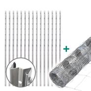 50 meter VOSS.farming Premium Plus wildgaas complete set 160/24/30+ Z-profielpalen