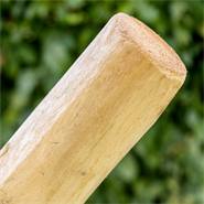 12x VOSS.farming FSC® acacia paal, natuurlijke en ontschorste houten paal, 180 cm, Ø 8-10 cm