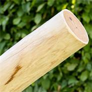 80x VOSS.farming FSC® acacia paal, natuurlijke en ontschorste houten paal, 200 cm, Ø 10-12 cm