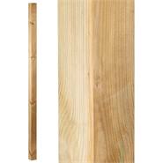 Vierkante houten paal grenen 7 x 7 x 180 cm, keteldruk geïmpregneerd