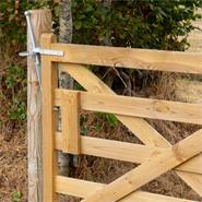 VOSS.farming veergrendel voor Engelse poort, houten weidepoort, thermisch verzinkt