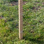 25x VOSS.garden vierkante houten paal beuken 150 cm, plantenstok, boom- & omheiningspaal 2,7x2,7 cm