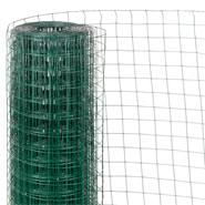 10m VOSS.farming volièregaas, vierkante mazen, hoogte 100cm - 25,4x25,4x1,05mm, groen