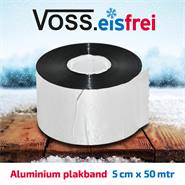 1x VOSS.eisfrei aluminium plakband 50 m x 5 cm voor vorstbeschermings-verwarmingskabel