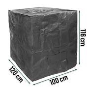 VOSS.garden beschermhoes voor IBC-containers, IBC cover 120x100x116cm, afdekzeil 1000 liter IBC tank