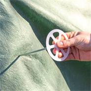 12x VOSS.farming vliesnagels, voor vastzetten van vliesdoek/afdekvlies voor hooi en stro