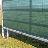 VOSS.farming windbreeknet, windbreekgaas, 3,55 x 1,2 m, winddoek voor weidepanelen, groen