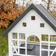 VOSS.garden vakwerk vogelhuis "Belau" met metalen dak en opstelvoet