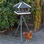 VOSS.garden "Jork" - massief vogelvoederhuis met voedersilo, incl. standaard