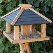 VOSS.garden "Lina" - massief vogelvoederhuis met voedersilo, incl. standaard