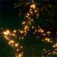 VOSS.garden LED-kerstster - verlichte kerstster voor in de tuin 77 cm, kerstverlichting